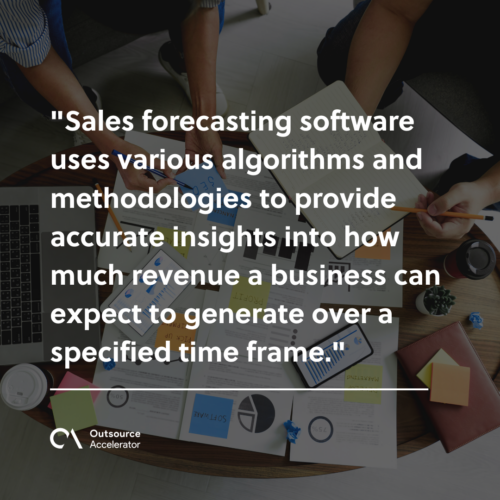 What are sales forecasting tools